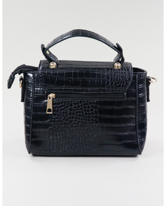 Black Lady Suitcase with Clasps