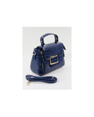 Blue Lady Suitcase with Clasps
