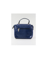 Blue Lady Suitcase with Clasps