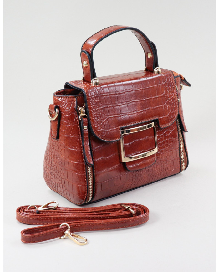 Lady Camel Bag con cierres