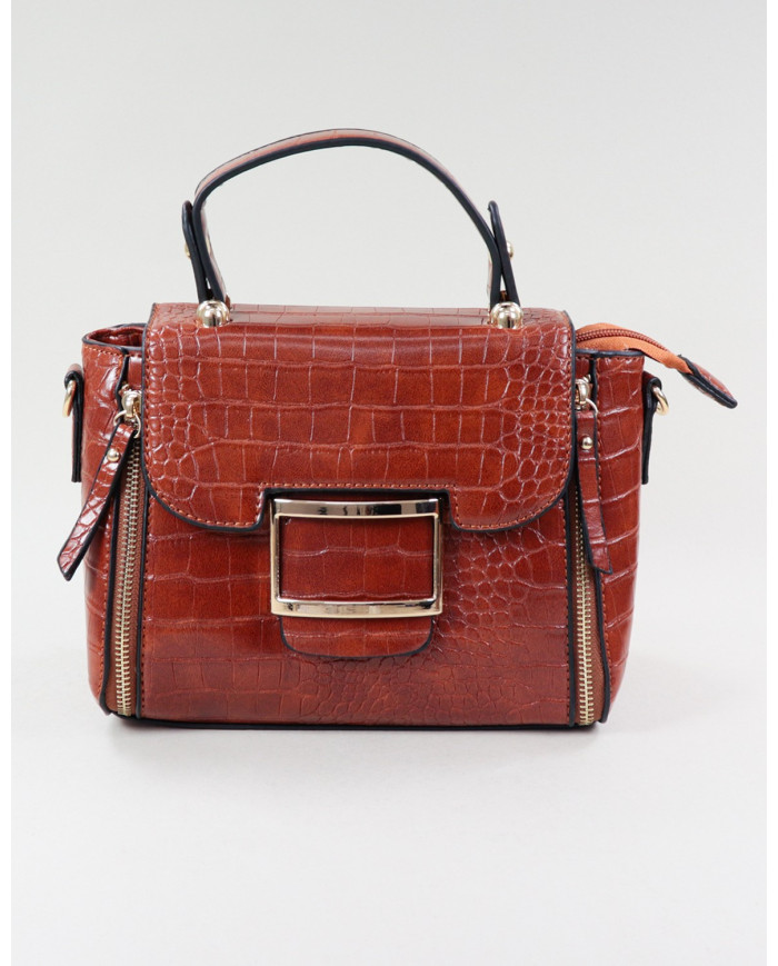 Lady Camel Bag con cierres