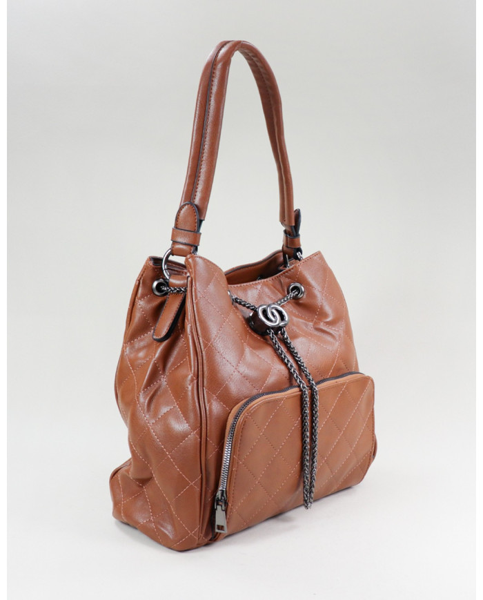 Lady Camel Bag with Adjustable Apply