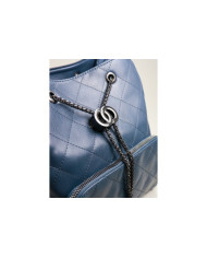 Blue Lady Suitcase with Adjustable Applique