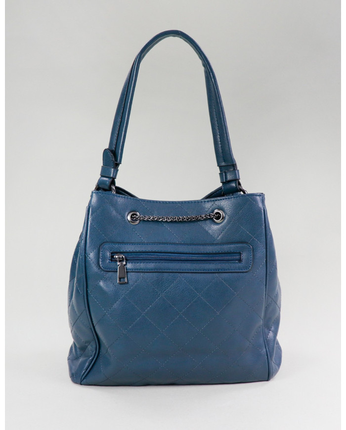 Blue Lady Suitcase with Adjustable Applique