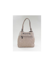 Mala Taupe de Senhora com Aplique Ajustável