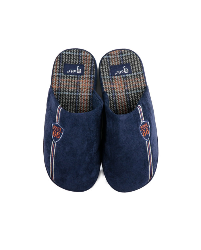 Women's Blue Room Slippers Route 66