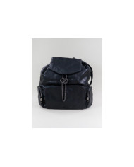 Ladies Black Backpack with Adjustable Apply