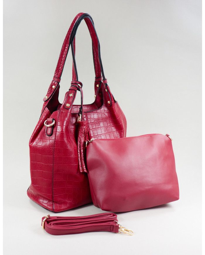 Bolsa de la señora roja con Berloque