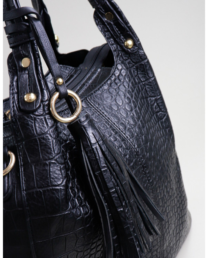 Mala negra de Lady con Berloque