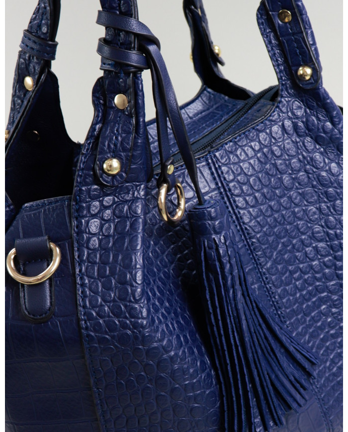 Blue Lady Bag with Berloque