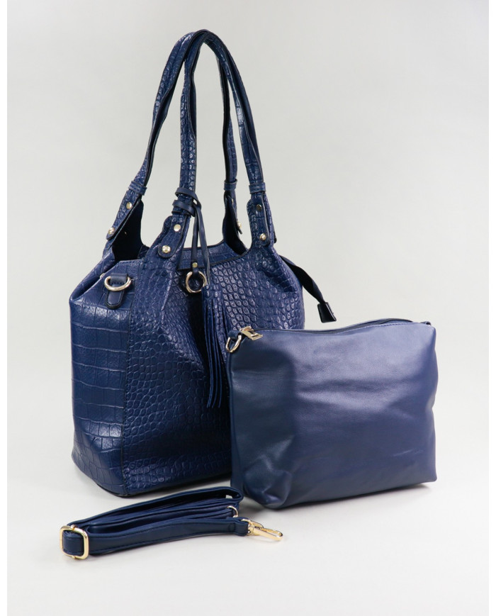 Blue Lady Bag with Berloque
