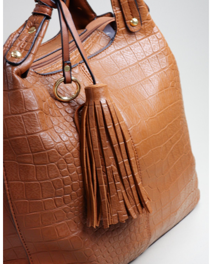 Mala Camel de Senhora com Berloque