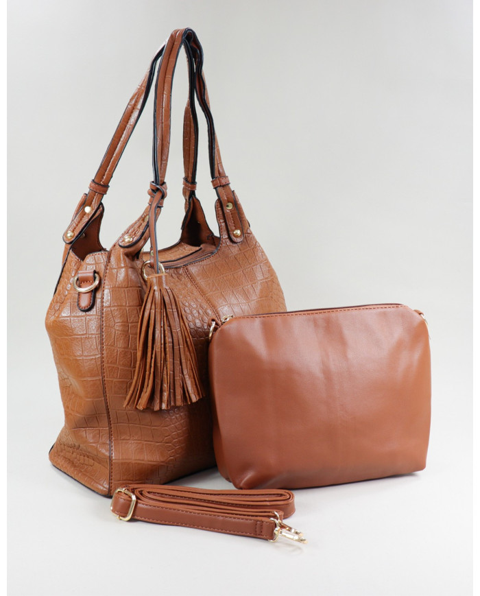 Mala Camel de Senhora com Berloque