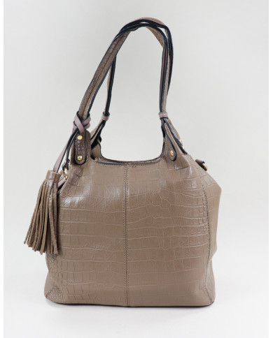 Lady Taupe Mala with Berloque