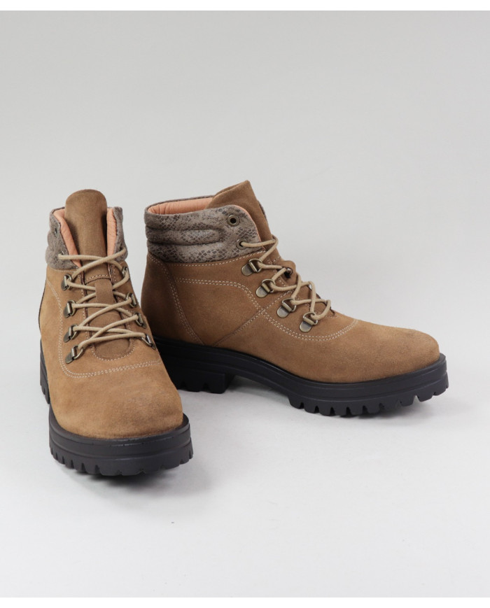 Camel Rasos Ginova Botins in Camurça