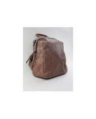 Damas Taupe mochila con patrón