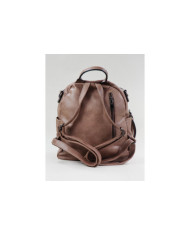 Damas Taupe mochila con patrón