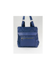 Blue Lady Backpack with Decorative Pala
