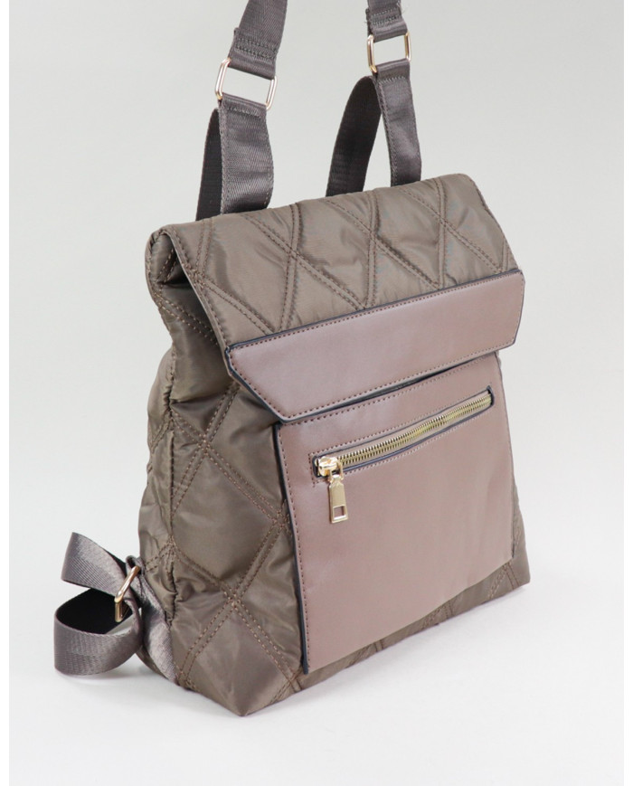 Damas verde mochila con pala decorativa