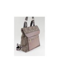 Ladies Green Backpack with Decorative Pala