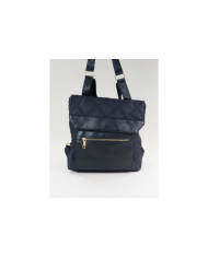 Black Lady Backpack with Decorative Pala