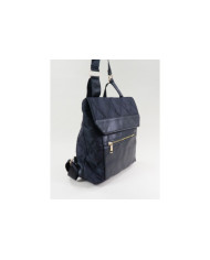 Black Lady Backpack with Decorative Pala