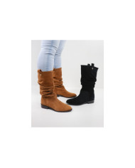 Botas Rasas Ginova de Cano Alto