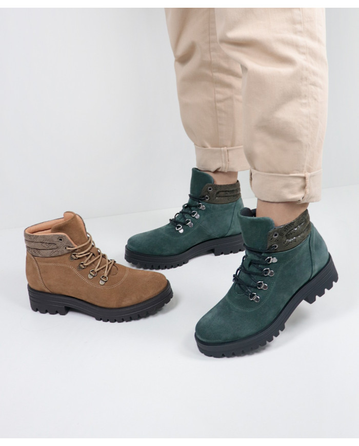 Rasos Ginova Botins in Camurça