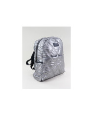 Damas de plata mochila acolchado