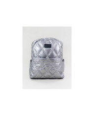 Damas de plata mochila acolchado