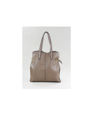 Lady Taupe Suitcase with Interior Partitions