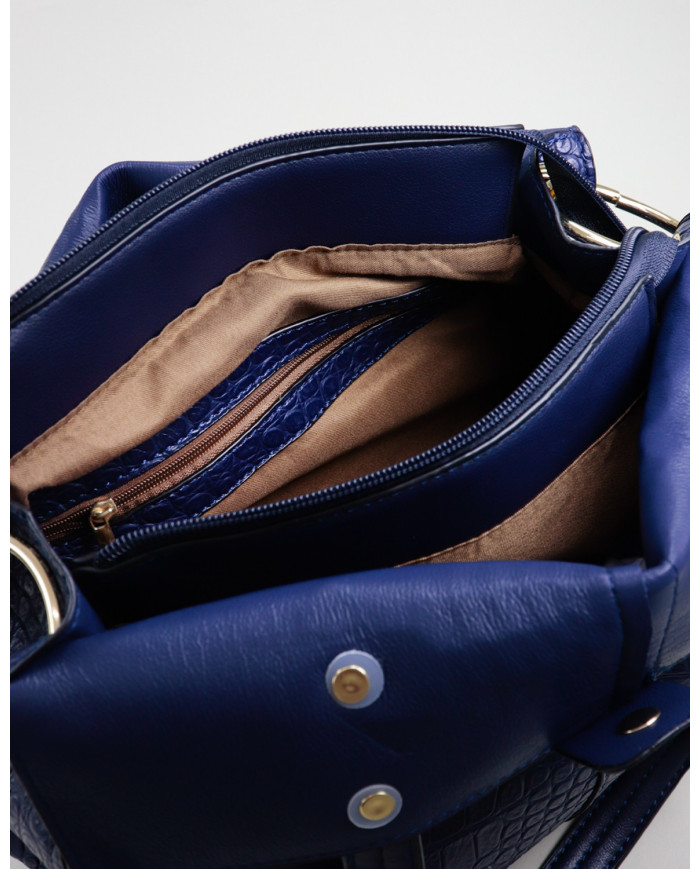 Blue Lady Suitcase with Interior Partitions