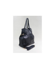 Lady's Black Suitcase with Interior Partitions