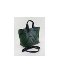 Green Lady of Hand Bag in Skin