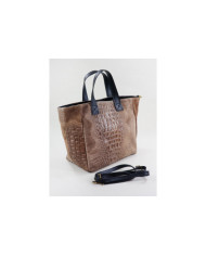 Hand Lady Bolsa de Taupe en Skin