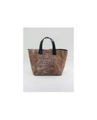 Hand Lady Taupe Bag in Skin