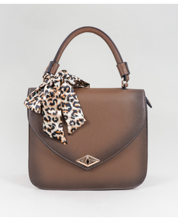 Mala Castanha de Senhora com Lenço Leopardo