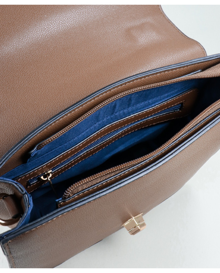 Mala Castanha de Senhora com Lenço Leopardo