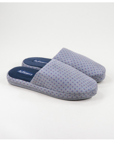 Zapatillas de habitación para hombres con patrón