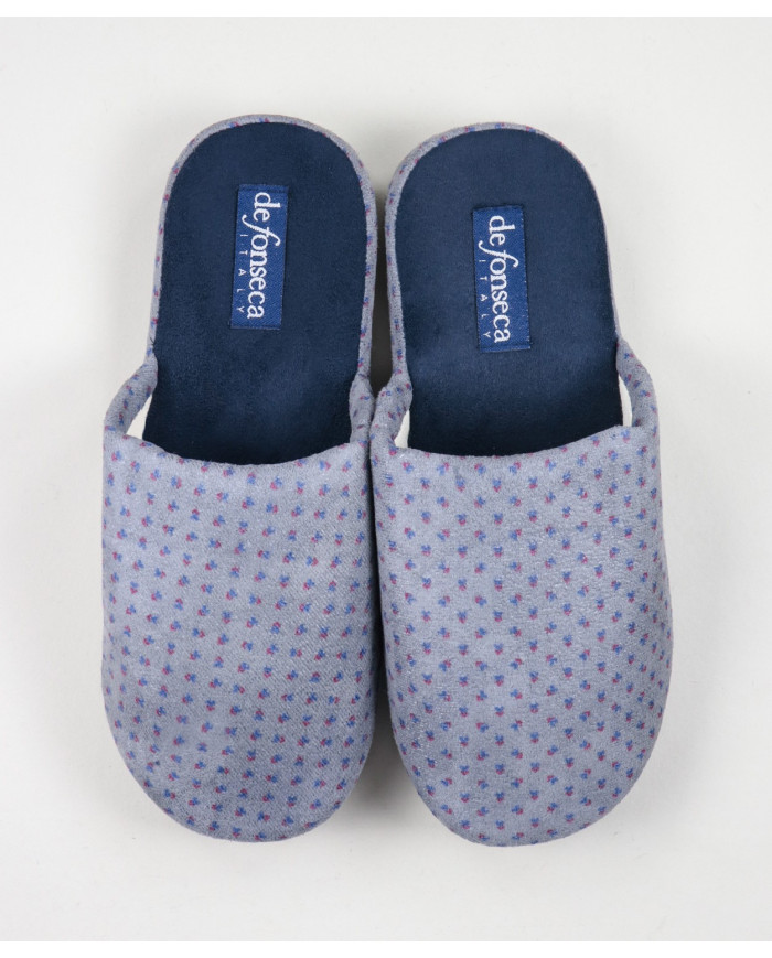Zapatillas de habitación para hombres con patrón