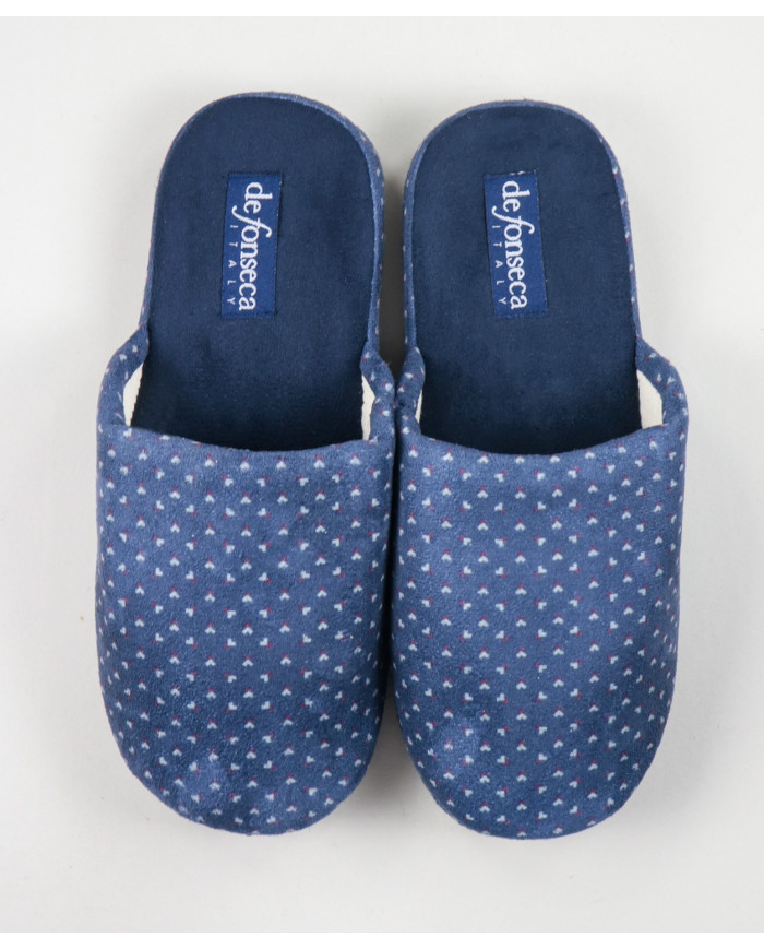 Men's Room Slippers with Pattern