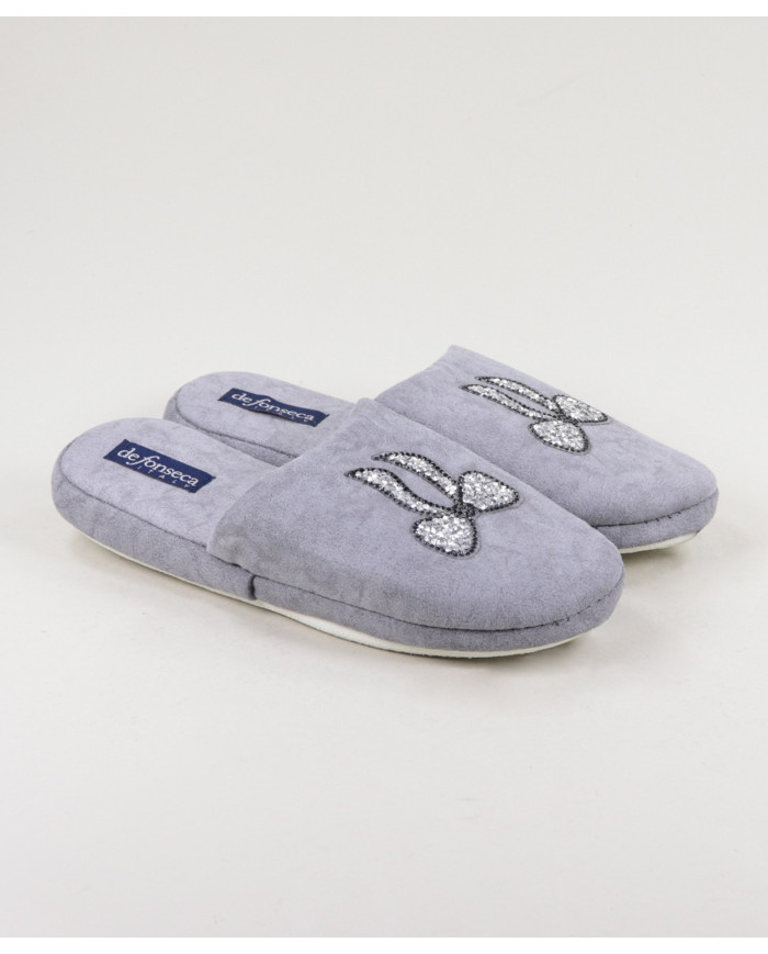 Bedroom Slippers DeFonseca de Senhora with Lace Decorated