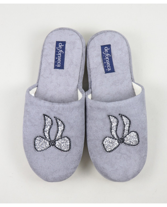 Bedroom Slippers DeFonseca de Senhora with Lace Decorated