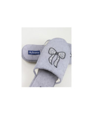 Ladies Room Slippers with Lace Decorated