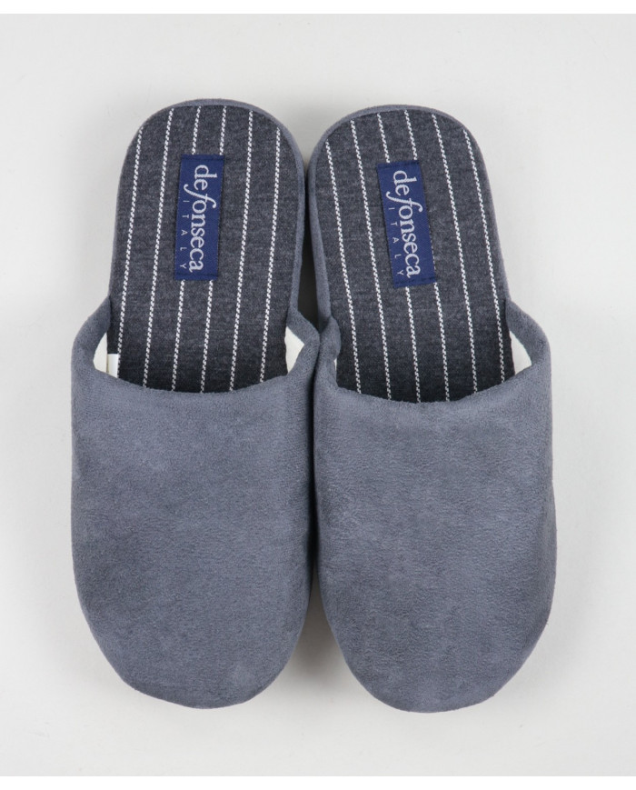 Chinelos de Quarto de Homem com Riscas