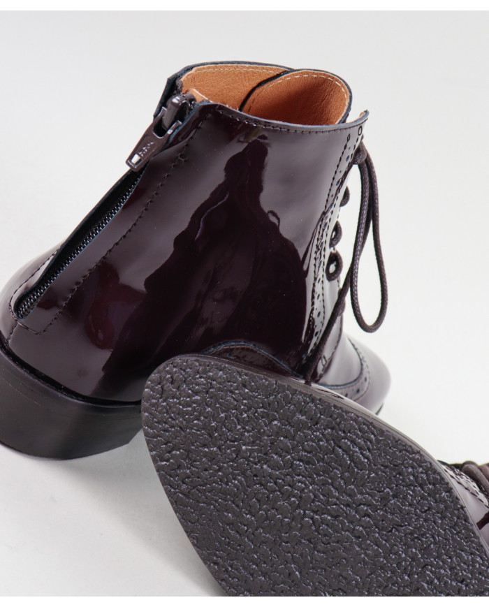 Boots Bordo Rasas Ginova with Fecho Back