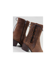 Botas de Senhora Ginova com Atacadores Laterais