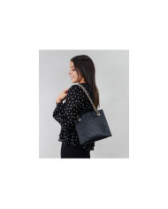 Black Lady Bag con costuras