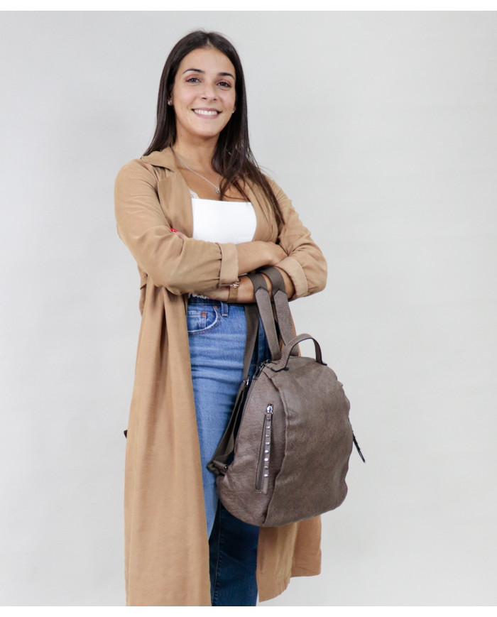 Mochila de damas con múltiples bolsillos