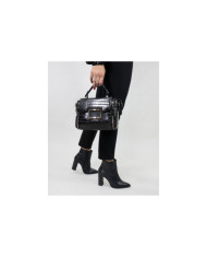 Black Lady Suitcase with Clasps